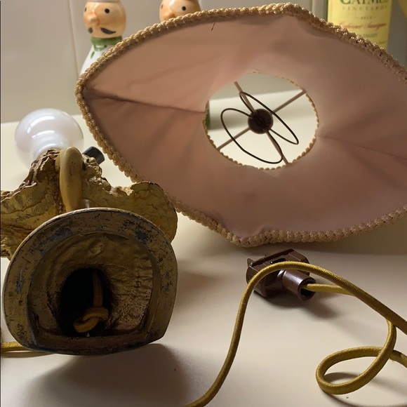 Antique small lady’s lamp w/original shade!💖 - Picture 8 of 8